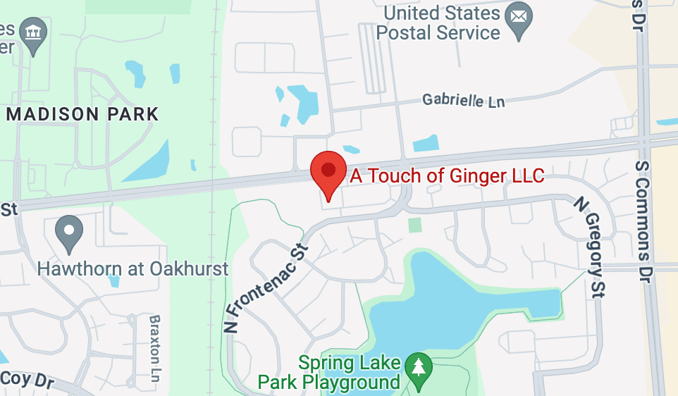 A Touch of Ginger on Google Maps